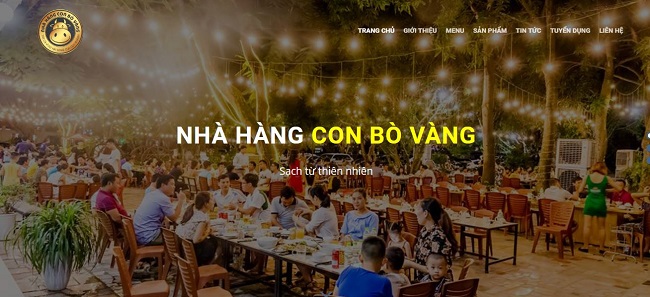 Thiết kế Website nhà hàng